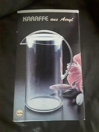 Karaffe pitcher krug acryl - krug,