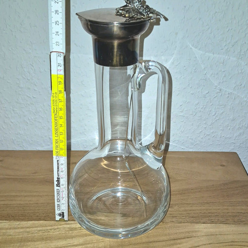 Glaskaraffe mit 925