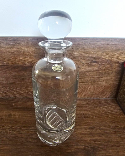 Vintage bohemia glass karaffe - vintage,