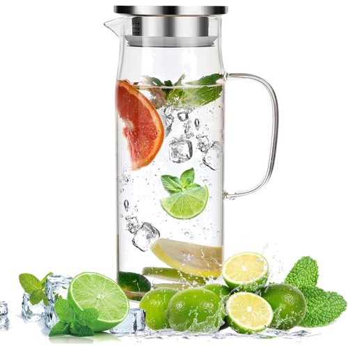 Glaskaraffe mit - glaskaraffe,