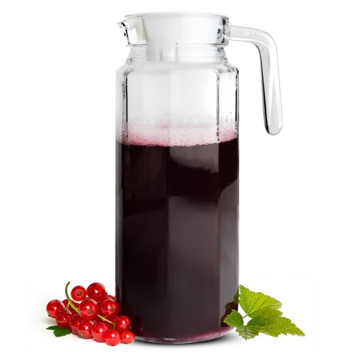 Glaskaraffe mit deckel - 1,1l,