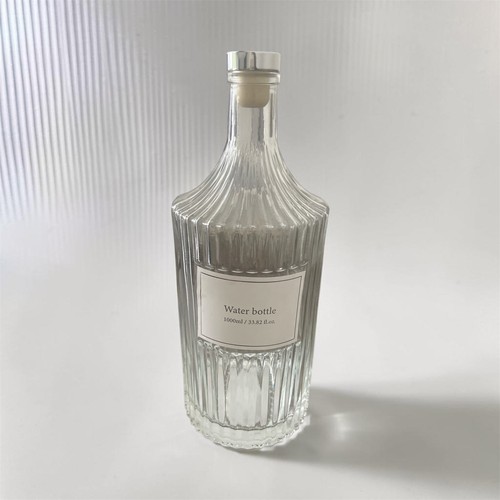 Glasflasche mit stopfen - glasflasche, 1l