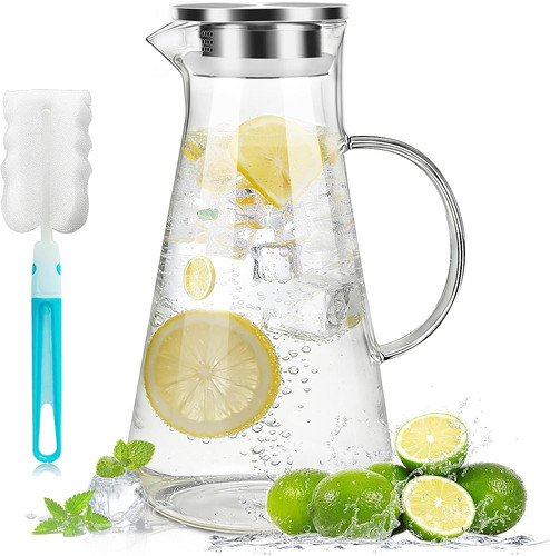2200ml glaskaraffe mit - 2200ml,