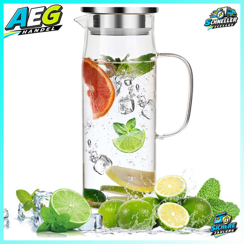 Wasserkaraffe glas mit - wasserkaraffe,