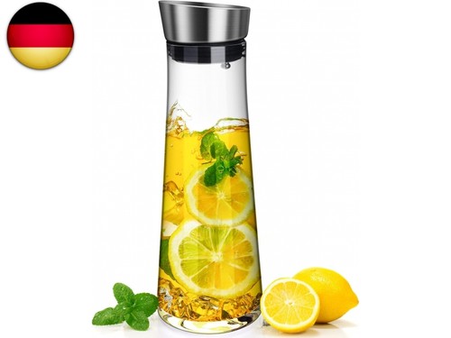 Glas karaffe liter - glas-karaffe,,