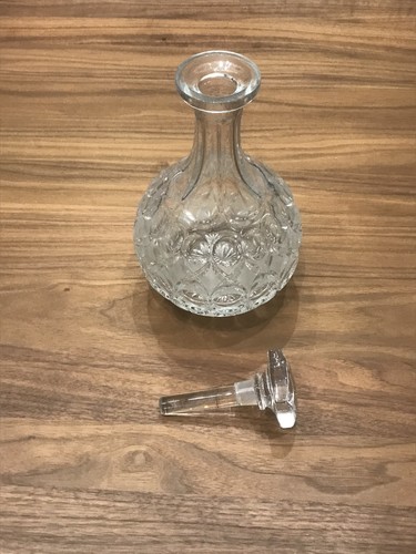 Glaskaraffe mit deckel 23cm - glaskaraffe,