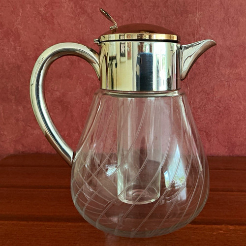 Glaskaraffe transparent mit