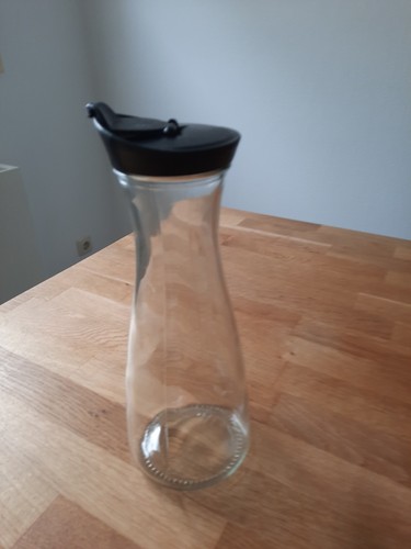 Glas karaffe mit - karaffe, 0,9l.