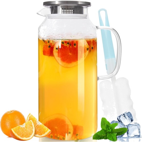 Karaffe glas wasserkaraffe - glas, 2l