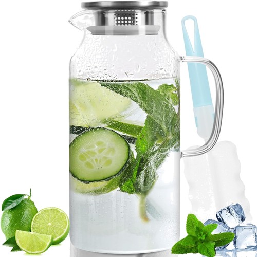 Glas karaffe wasserkrug mit - karaffe,